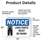 Signmission 10 in Height, 14 in Width, Vinyl Decal, Rectangle OS-2PACK-NS-D-1014-L-15908 - alternate 3